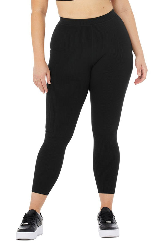 RIBBED HIGH-WAIST 7/8 BLISSFUL LEGGING
