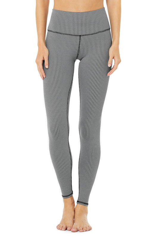 AIRTECH HIGH-WAIST MICRO HOUNDSTOOTH LEGGING