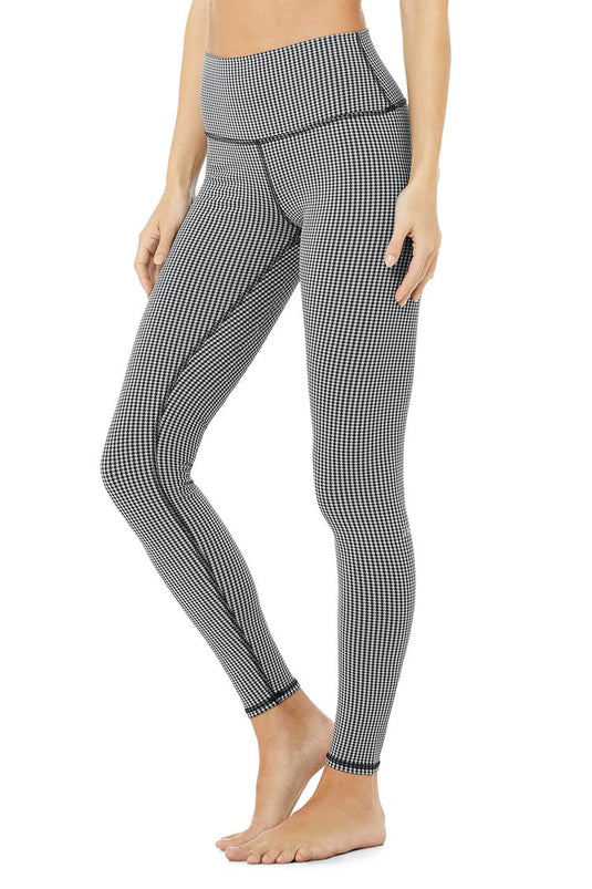 AIRTECH HIGH-WAIST MICRO HOUNDSTOOTH LEGGING